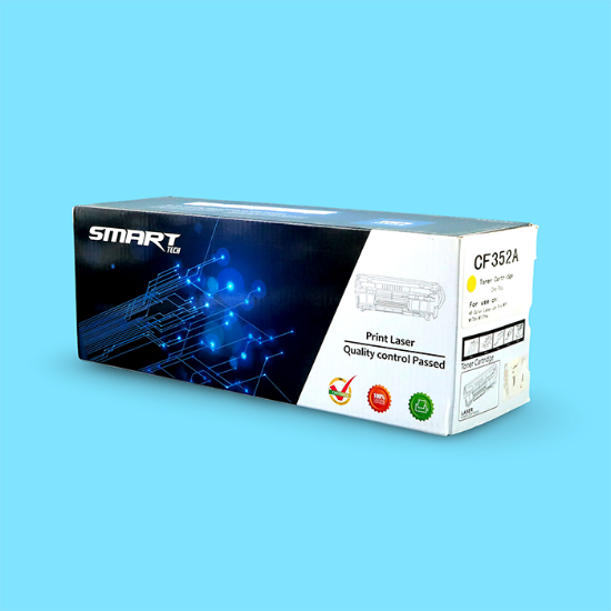 Picture of حبر طابعة ليزر اصفر CF352A   HP - 130A  Sel  Yellow ممتاز