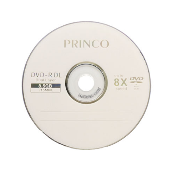 Picture of اقراص كمبيوتر برينكو طبقة مزدوجة 215/PRINCO DVD-R  8.5GB