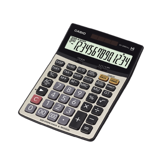 Picture of الة حاسبة كاسيو وكالة 14رقم  Casio DJ-240D PLUS