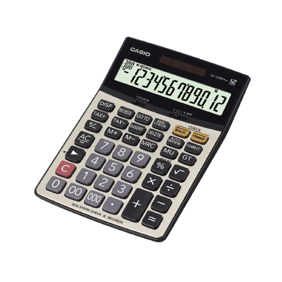 Picture of الة حاسبة كاسيو وكالة 12رقم  Casio DJ-220D PLUS 