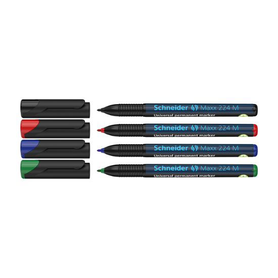 صورة أقلام علامة  شفافيات - شيندر طقم  (MAXX) schneider pen Universal marker permanent