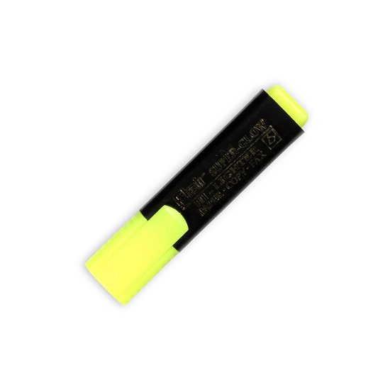 صورة أقلام توضيح أصفر فلاير SUPER  GLOW