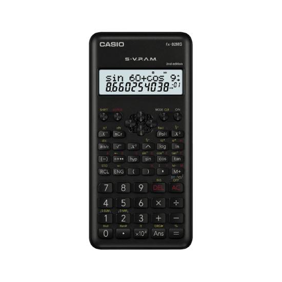 صورة الة حاسبة كاسيو علمية وكالة 240وظيفة FX-82MS2-LINE DISPLAY