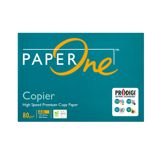 Picture of  ورق تصوير ابيض بيبر وان كوبير 80 جرام  photo copy paper  one copier 