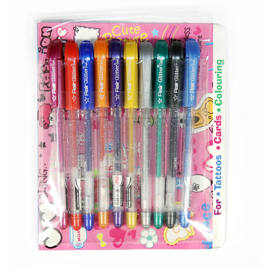Picture of أقلام جل لماع - فلاير(طقم) FLAIR Pen (GLITTERE-962)
