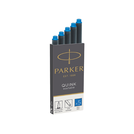 صورة غيار اقلام حبر اسود ×6 (طقم)(باركر)/1950407 parker