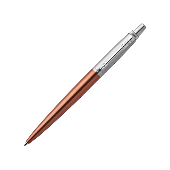 صورة قلم جاف ازرق فضي اطاراحمر في كرت تعليق(باركر)/ 1953242  parker  