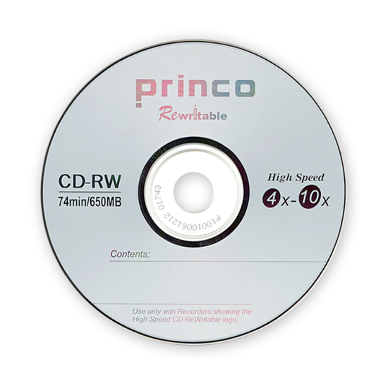 صورة اقراص كمبيوتر برينكو CD-RW-80MIN-700MB