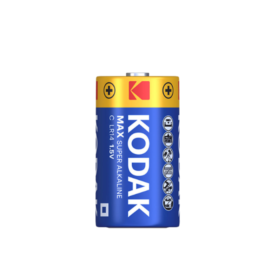 صورة طقم بطاريات كوداك وسط ازرق KODAK ALKALINE LR14-CAT30952836 الطقم =2ح