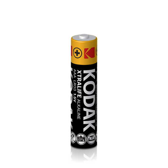 صورة طقم بطاريات ريموت كوداك اسود KODAK  XTRALIFE LR03-AAA-2-CAT30413399 الطقم =2ح