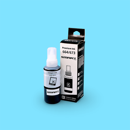 صورة حبر تعبئة ابسون اسود INK 664/673 100ML- SMART-ASL