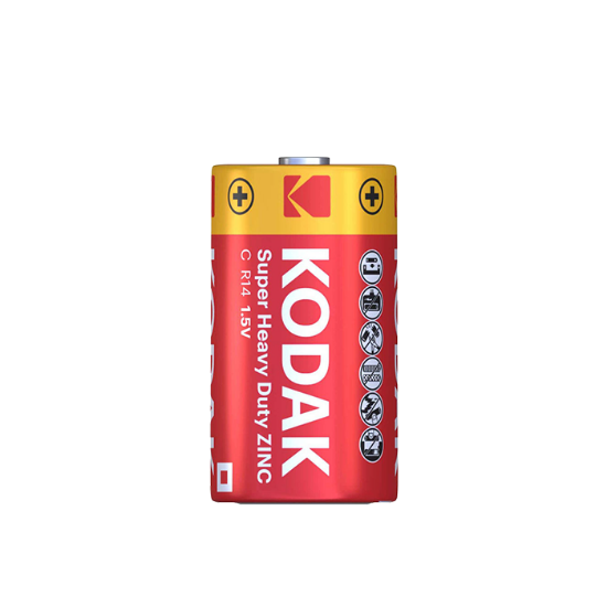 صورة طقم بطاريات كوداك وسط احمر KODAK SUPER LR14-C-2-CAT30951051 الطقم =2ح