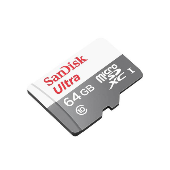 صورة ذاكرة SANDiSK-ULTRA-64GB مع Adapter سرعة (100MB/s)