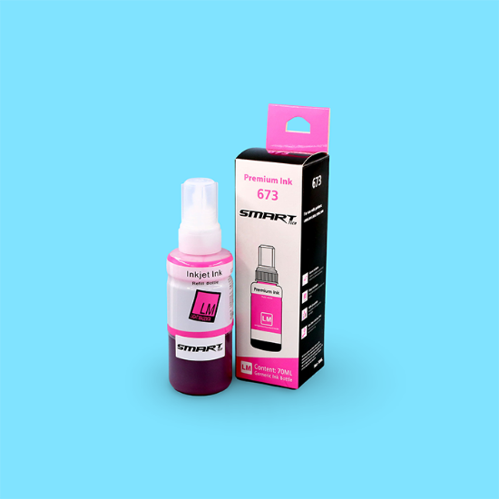 Picture of علبة حبر تعبئة ابسون احمر فاتح  INK 673 70ML LM SMART