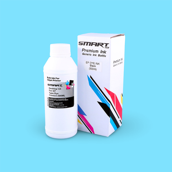 صورة  حبر تعبئة ابسون اسود INK 500ML- SMART-ASL