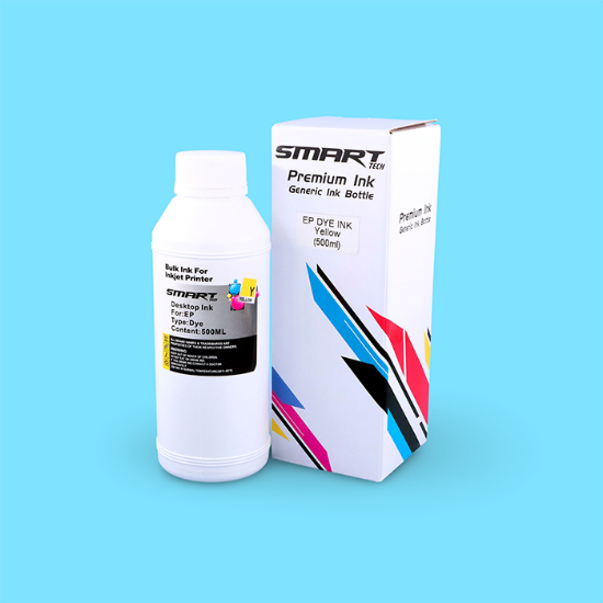 Picture of  حبر تعبئة ابسون اصفر  INK 500ML- SMART-ASL