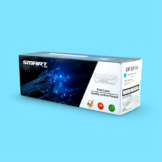 صورة حبر طابعة ليزر ازرق  CF351A   HP - 130A  Sel  cyan  ممتاز