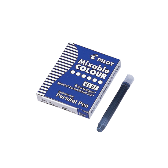 صورة غيار أقلام حبر كبس اسود بايلوت ×6حبة IC-P3-S6-B