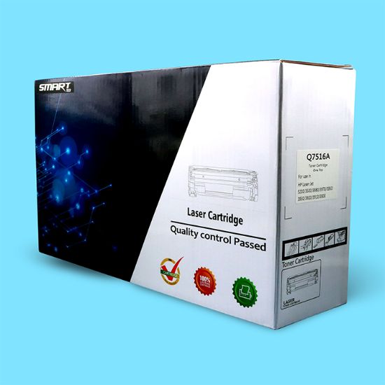 صورة  (Q7516A /16A) SMART TECH خرطوشة حبر  سمارت تك بديل لطابعة HP ليزر  أسود  Laser Toner Cartridge   